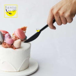 17cm 黑色耐熱免洗塑膠刀